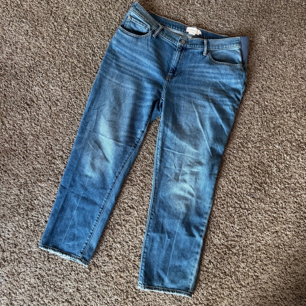 HATCH The Crop Maternity Jean Light Wash Size 30 - Picture 4 of 10